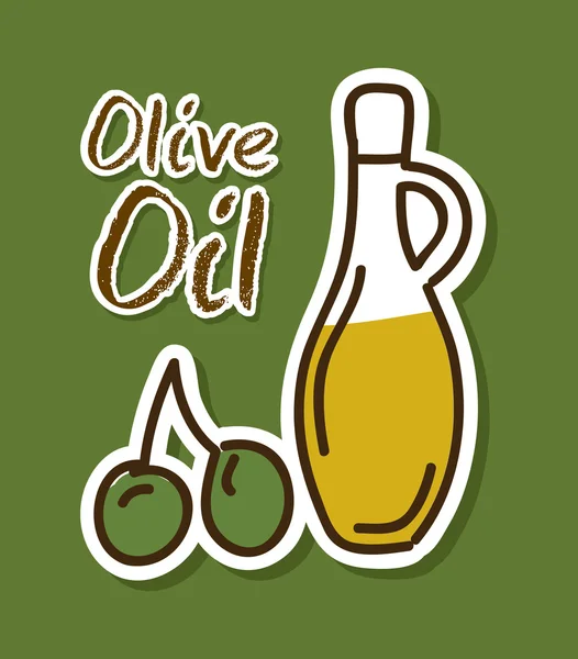 Huile d'olive — Image vectorielle