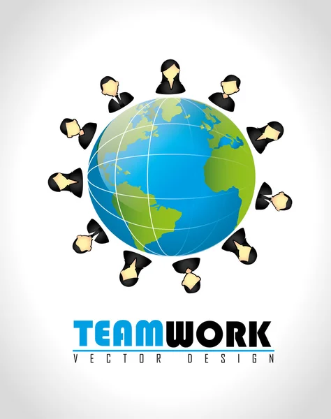 Teamwork — Stock Vector