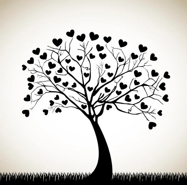 Amour des arbres — Image vectorielle