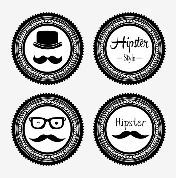 Hipster — Stock vektor