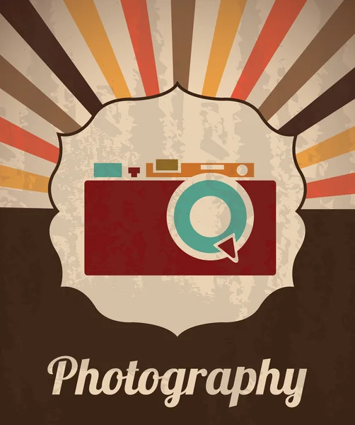 Diseño de fotografía — Vector de stock