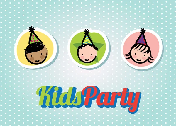 Κόμμα παιδιά — Διανυσματικό Αρχείο