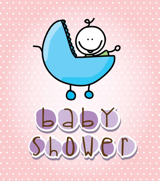 赤ん坊シャワー — ストックベクタ