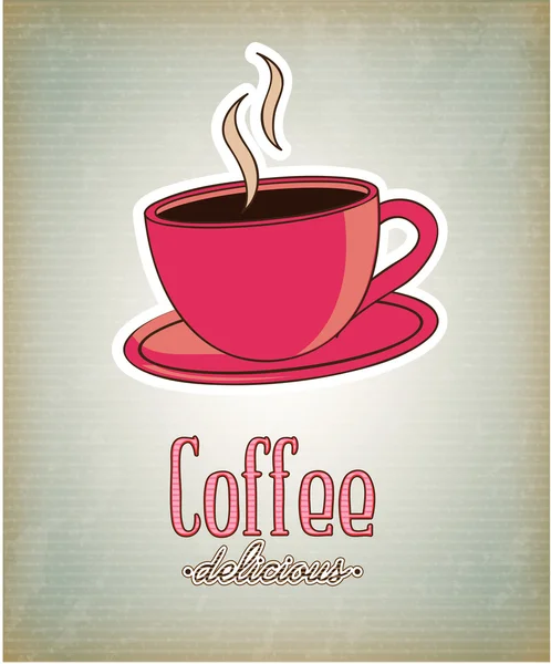 Diseño de café — Vector de stock