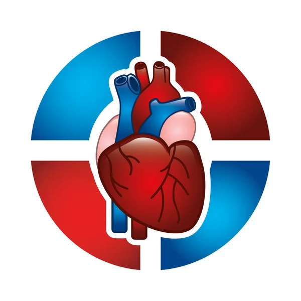 Design cardiologico — Vettoriale Stock