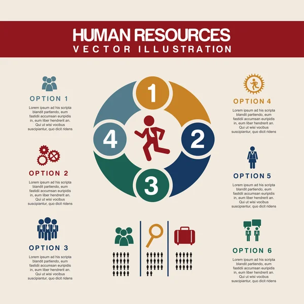 Recursos humanos — Archivo Imágenes Vectoriales