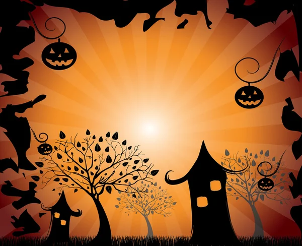 Diseño de Halloween — Vector de stock