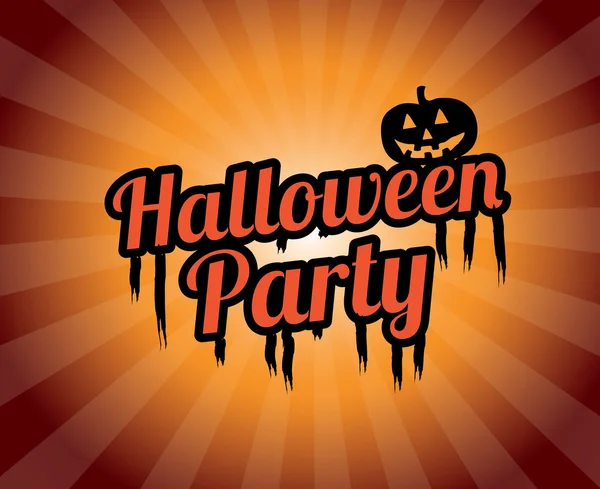 Halloween party — Stock Vector