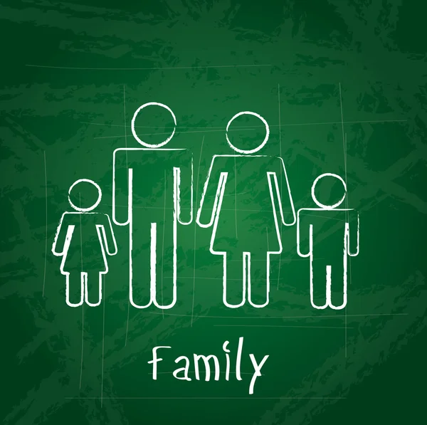 Familie ontwerp — Stockvector