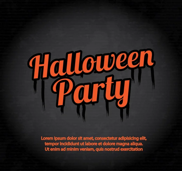 Halloween party — Stock Vector