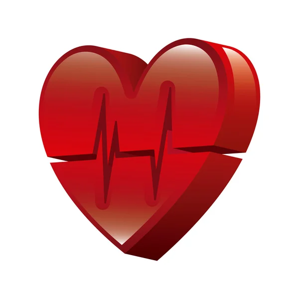 心臓病の設計 — ストックベクタ