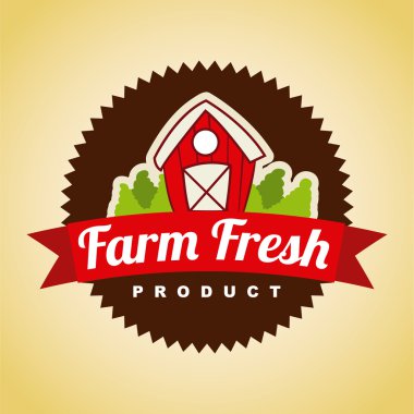 Taze çiftlik etiketi