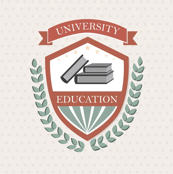 Label universitaire — Image vectorielle