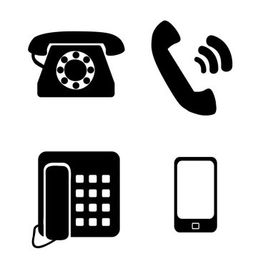 communication icons clipart