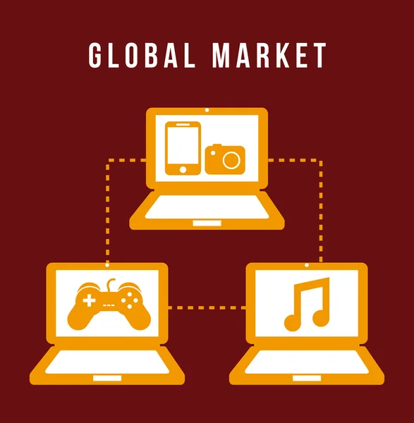 Global marketing — Stock Vector
