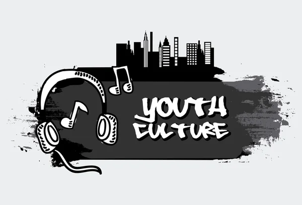 Youth culture — Stock Vector