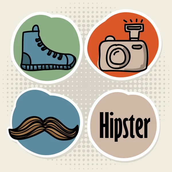 Diseño Hipster — Vector de stock