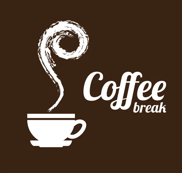 Kaffeepause — Stockvektor