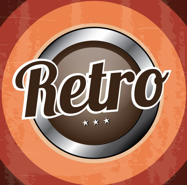 Rótulo retro — Vetor de Stock