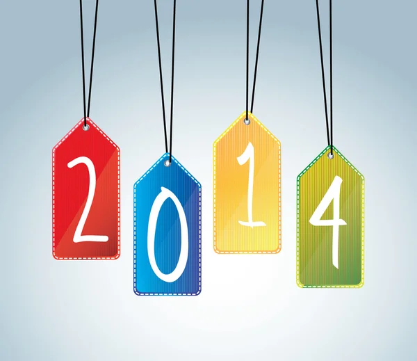 Új év 2014 — Stock Vector