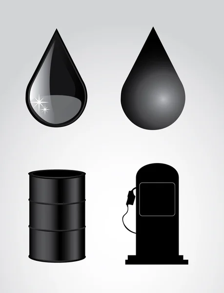 Petrolio — Vettoriale Stock