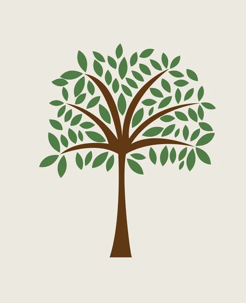 Árvore natural — Vetor de Stock