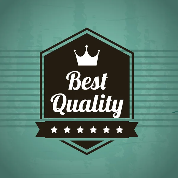 Best quality design — Stock Vector