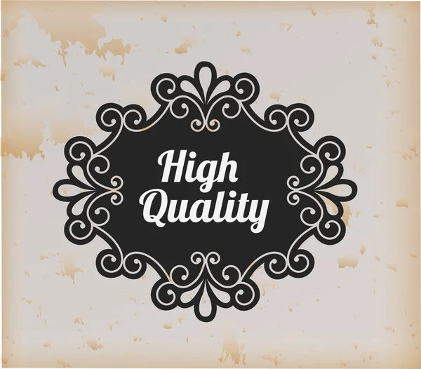 Haute qualité — Image vectorielle