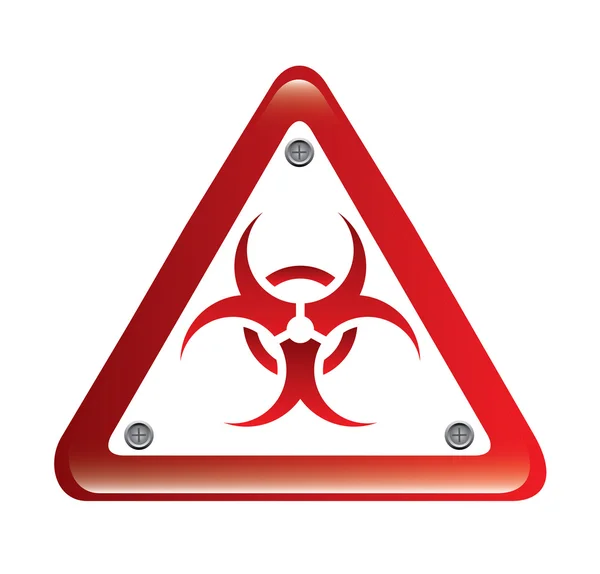 Signes de danger biologique — Image vectorielle