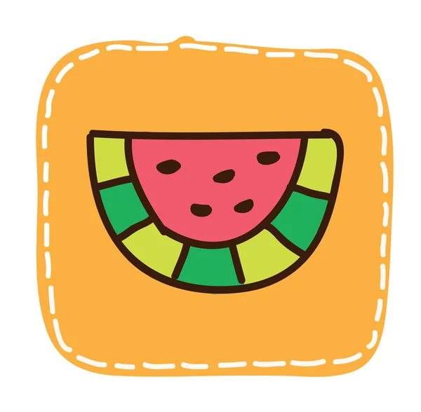 Vattenmelon design — Stock vektor