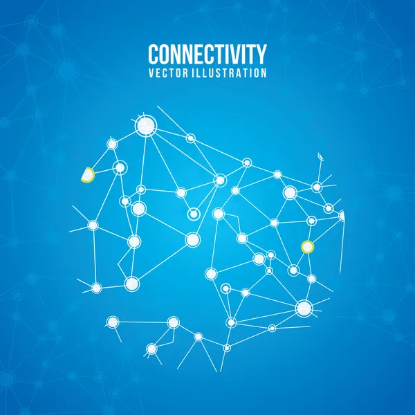 Connectivity — Stockový vektor