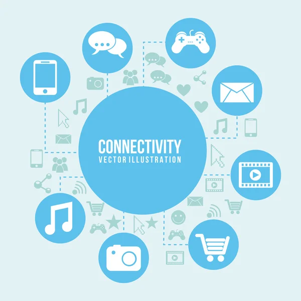 Connectivity icon — Stock Vector