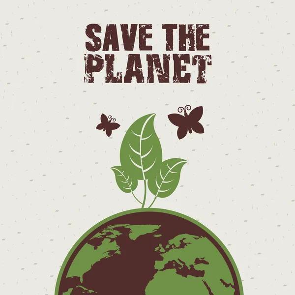 Save the planet — Stock Vector