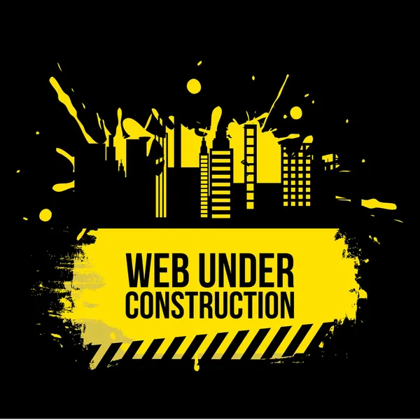 Web en construcción — Archivo Imágenes Vectoriales