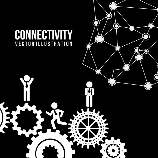 Conectividad — Vector de stock