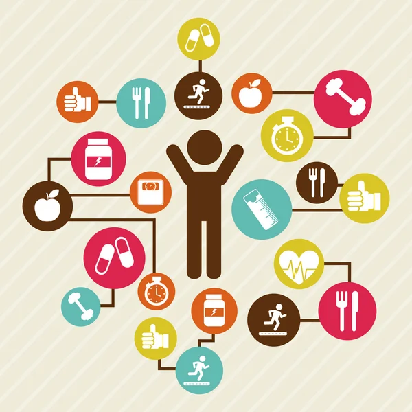 Lose weight — Stock Illustration Lose weight Royalty Free Stock Vectors