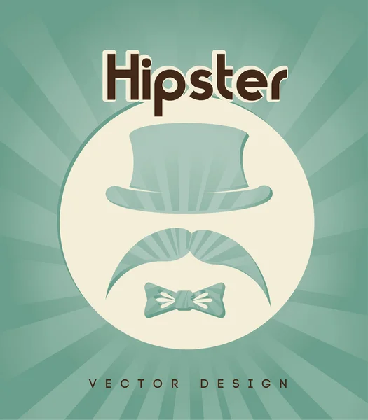 Hipster. — Vetor de Stock