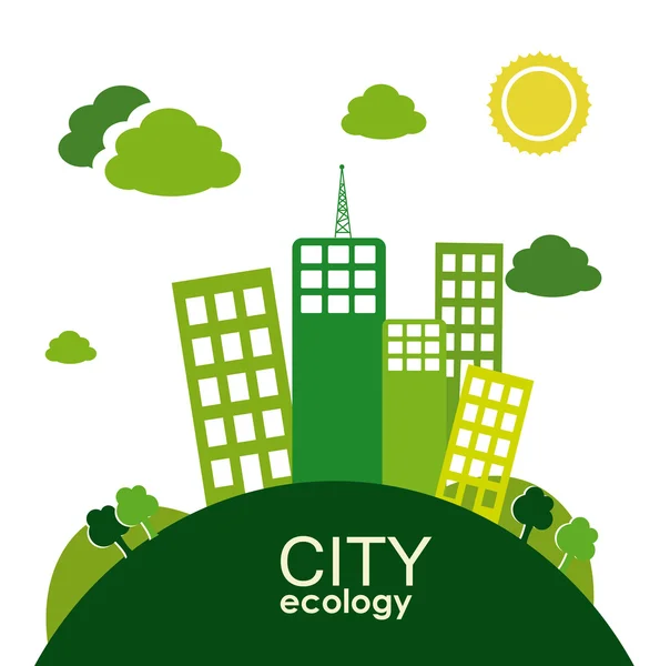 Ekologia miasta — Wektor stockowy