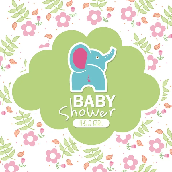 Baby shower — Stock Vector