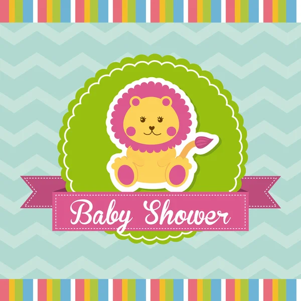 Babydusche — Stockvektor