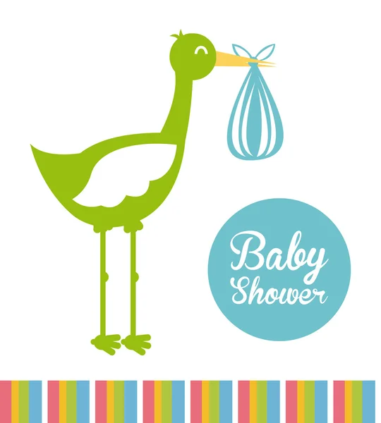 Baby shower — Stock Vector