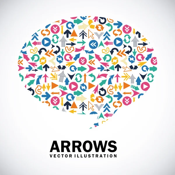 Arrows design — Stock Vector