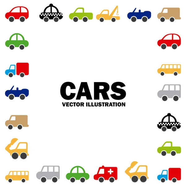 Design de carros — Vetor de Stock