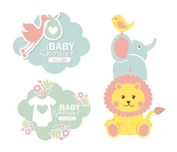 Baby shower — Wektor stockowy