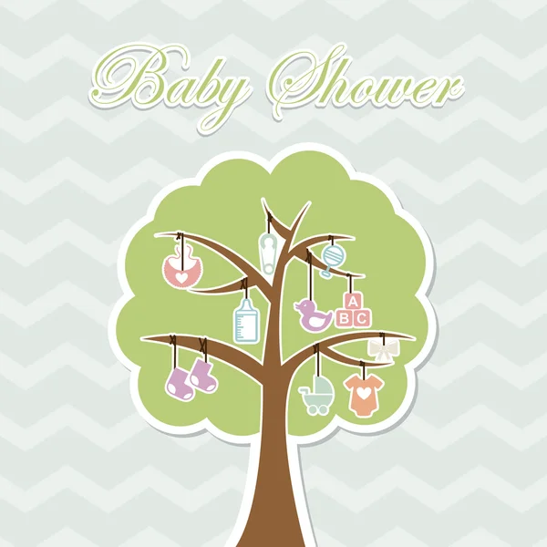 Baby shower — Stock Vector