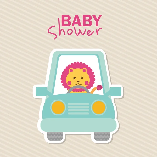 Babydusche — Stockvektor