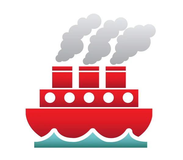 Transporte marítimo — Vector de stock
