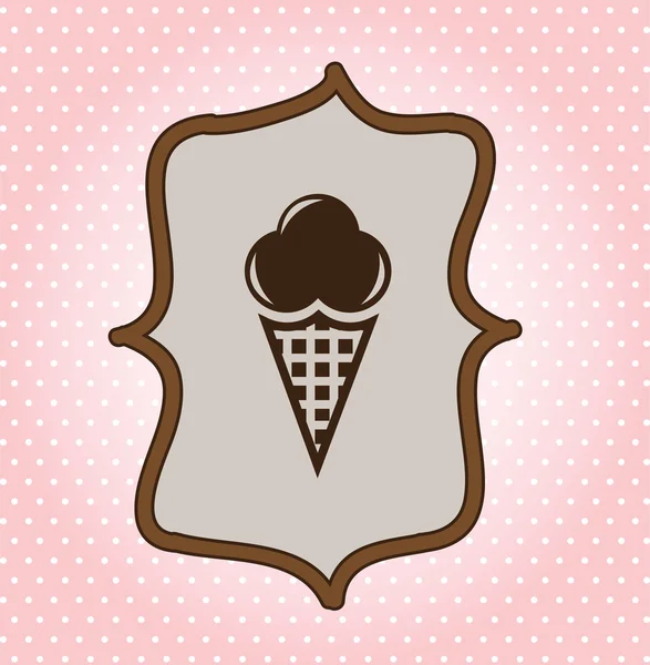 Ice cream design — Stock Vector