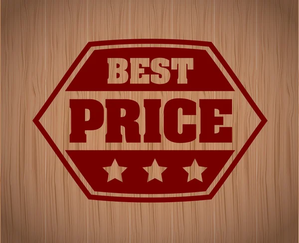 Migliore cornice di prezzo — Vettoriale Stock
