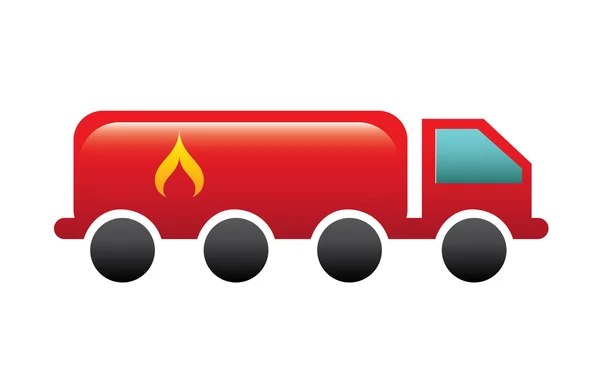 Gas truck — Stock vektor